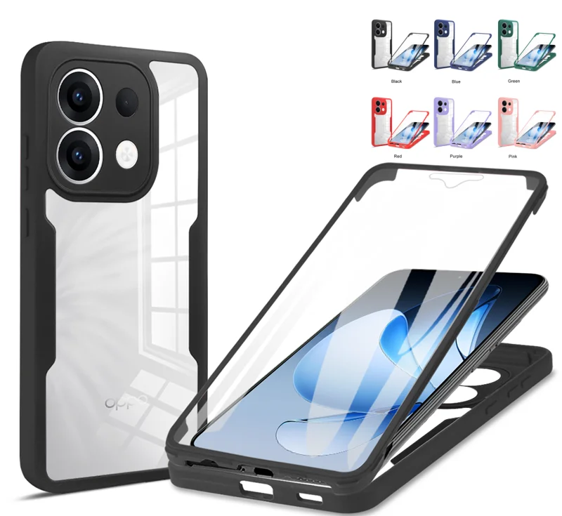 Crystal Clear 360° Full Body Screen Protector & Shockproof Phone Case