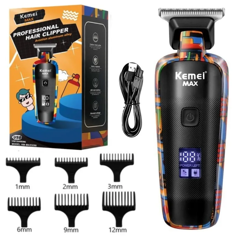 

Kemei Trimmer For Men Beard Trimer Professional Hair Clipper Electr Razor Hair Cutting Machine Haircut Electr Shaver