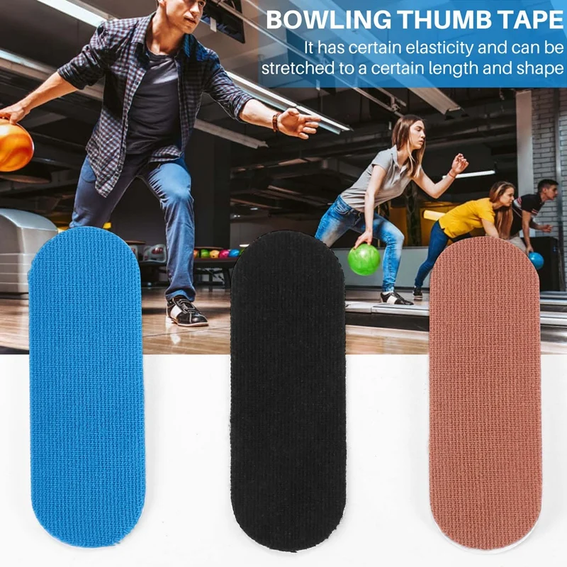 120 Pcs Bowling Tape Bowling Thumb Tape Bowlers Tape Flex Bowling Finger Tape Elastic Bowling Thumb Protector 2