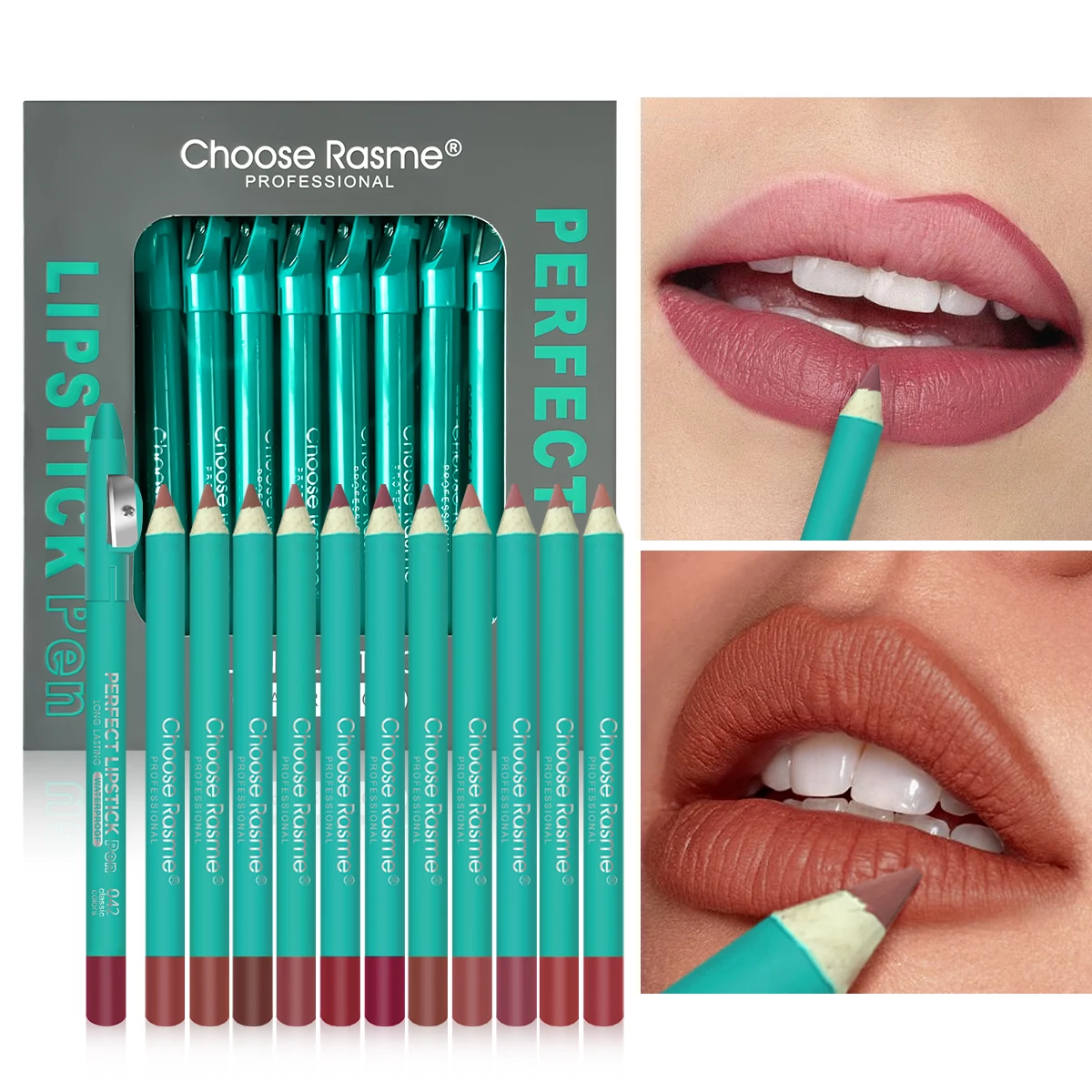 12 pcs Lip Liner Pencil Set Matte Lipliner Pencil Lipstick Waterproof Long Lasting  Nude Contour Lipstick Pen Lip Tint Cosmetics 4