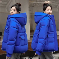 Women Winter Down Padded Jacket Women Hooded Parkas Coat 2022 Winter New Thick Warm Cotton Coat Winter Jacket Female Outwear 2