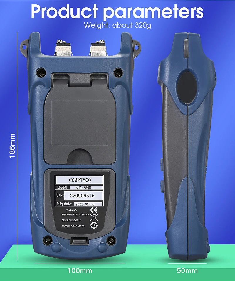 AUA-350A/U APC/UPC port(optional) Fiber Optical PON Power Meter FTTX/ONT/OLT 131