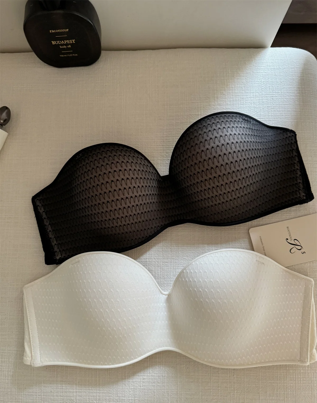 Shoulder straps removable non-marking large breasts show small underwear gathered breathable upturned bra women's lingerie