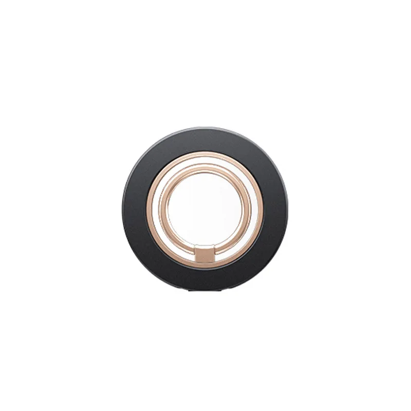Magnetic 360° Rotating Phone Holder with Dual Ring Buckle and Decompression Damping