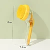 Long Handle Dog Cleaning Brush Soft Silicone Pet Bathing Brush Pet Grooming Comb for Cats Dogs Cat Massage Brush Pet Supplies 6
