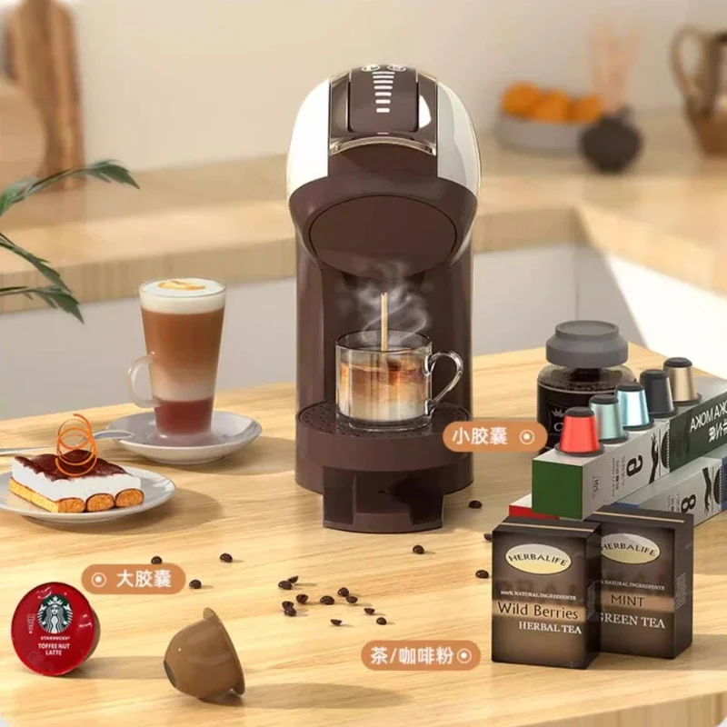 220V 19Bar Capsule Coffee Machine 1000ml Water Tank Capsule Universal Constant Temperature Extraction آلات لتحضير القهوة 커피머신