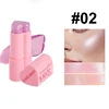 Heart-shaped Blush Highlighter Sticks Natural  Brighten Lip Tint Cheek Shading Contour Rouge Pocket Blusher Cream Korean Makeup 5