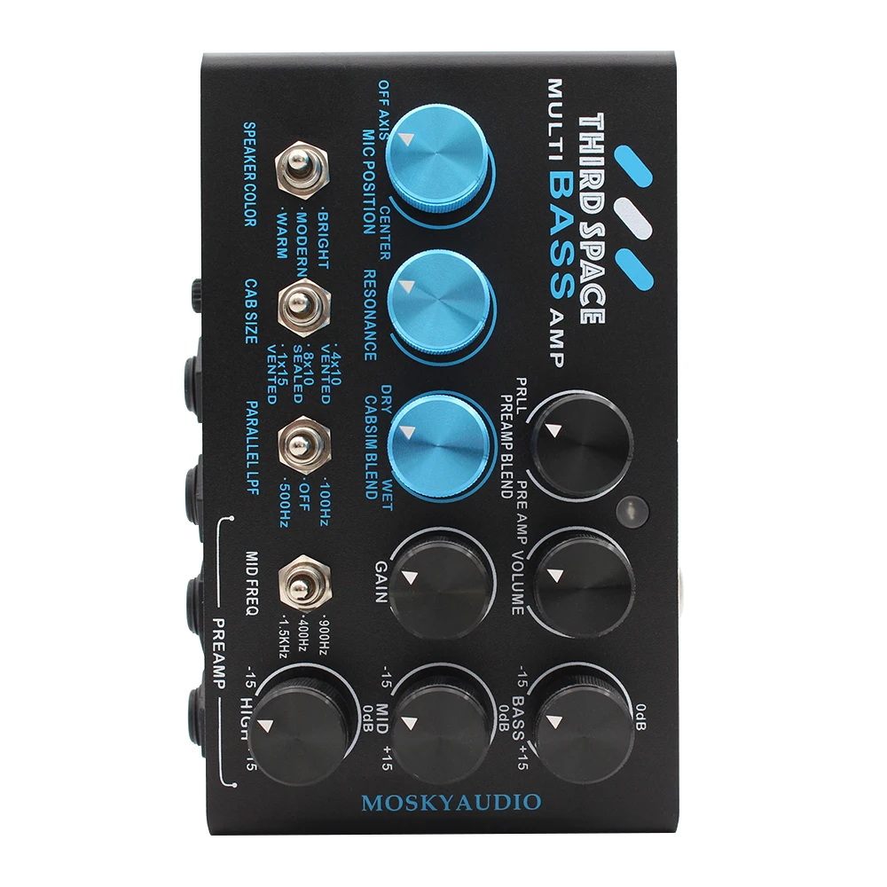 Mosky Third Space Multi Bass Amp Pedal,Simplifier Bass Station
