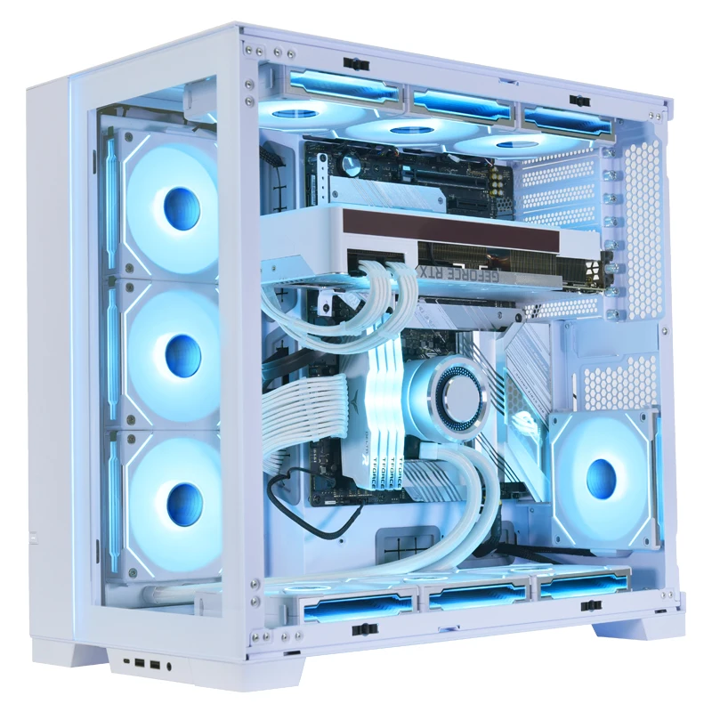 Lianli-uni Fan Sl-infinity Refrigeração de Água de Computador Ventilador Argb Case de Corrente de Margarida Ventiladores do Radiador Cluster sem Cabos Uf-slin1201b w - Imagem 3