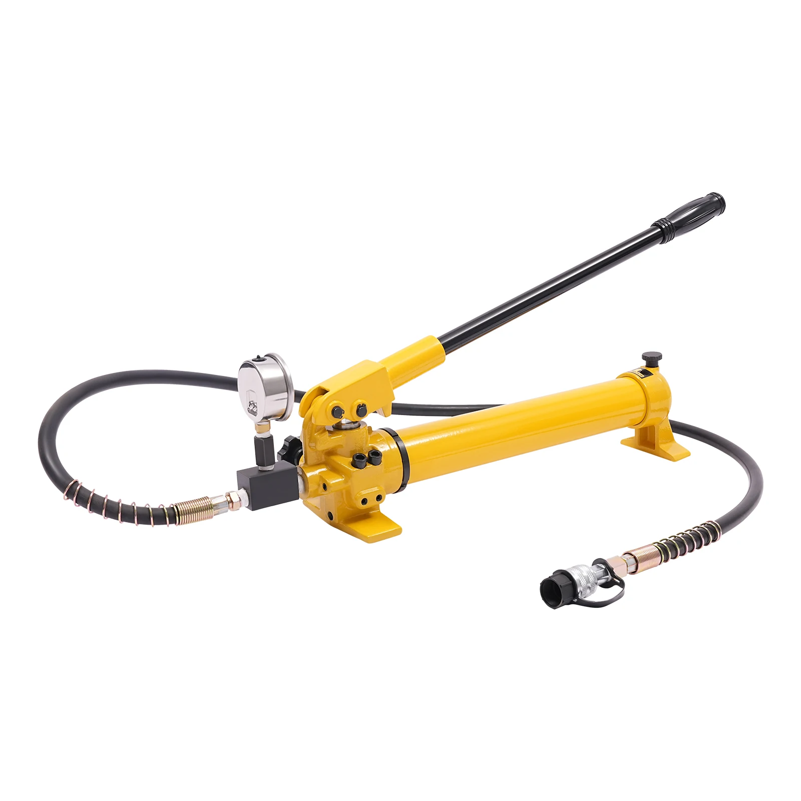 700bar Manual Hydraulic Hand Pump 700cc Hydraulic Pump with Pressure Guage  for Lifting, Jacking 5