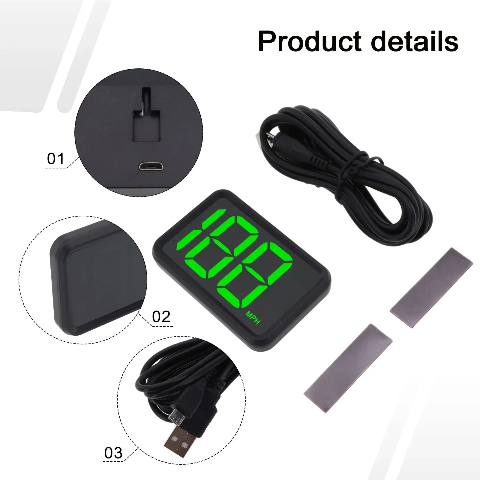 Installation Speedometer Package Content Parking Lot Current GPS Digital Speedometer High Universality Fitment Package Content