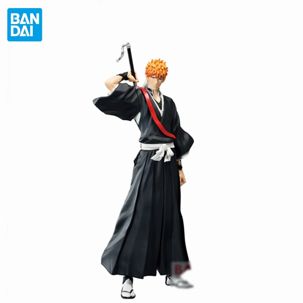 Original Bleach Anime Solid And Souls Kurosaki Ichigo Pvc Toys Action