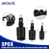 360 Degree Swivel Knuckle Joint Air Impact 1/2 3/8 1/4 Inch Wobble Retractable Socket Adapter for Pneumatic Wrench Tool 1