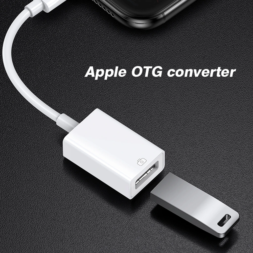 Otg Cable Usb Adapter For Iphone Xr Byscoon USB OTG Adapter Cable
