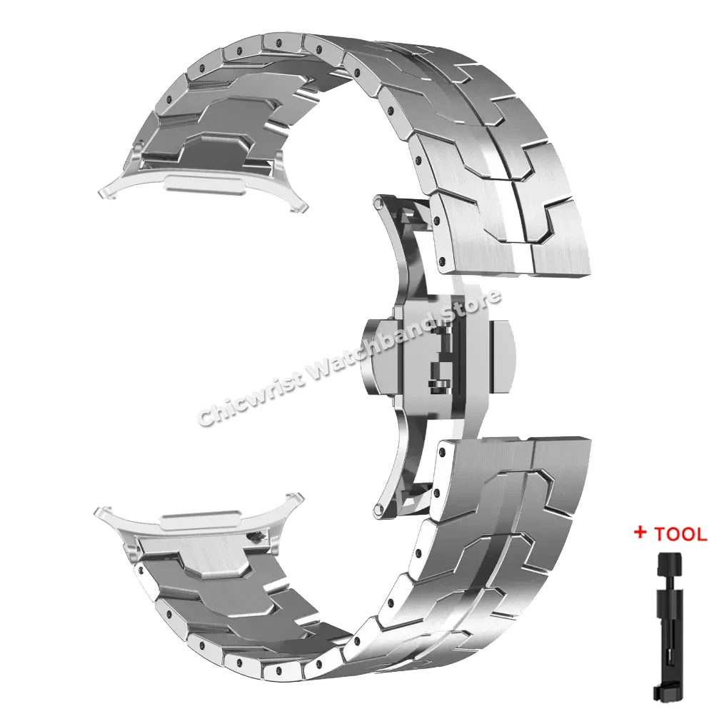 Luxury Stainless Steel Band - No Gaps Business Bracelet Strap