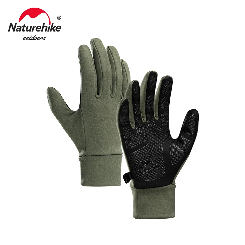 Naturehike Touch Screen Anti-skid Gloves Mountaineering Cycling Hiking Non-Slip Portable Gloves NH20FS032 motorcycle gloves touch screen gloves bicycle gloves