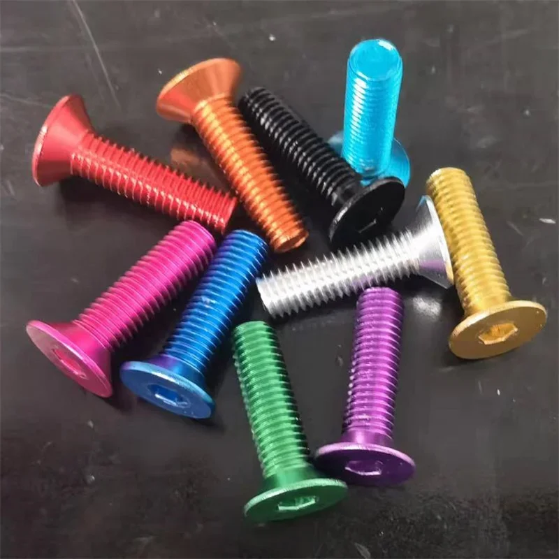 10 Stück ISO7380 Aluminium-Halbrundkopfschraube M3 M4 M5 M6 * 5/6/8/10