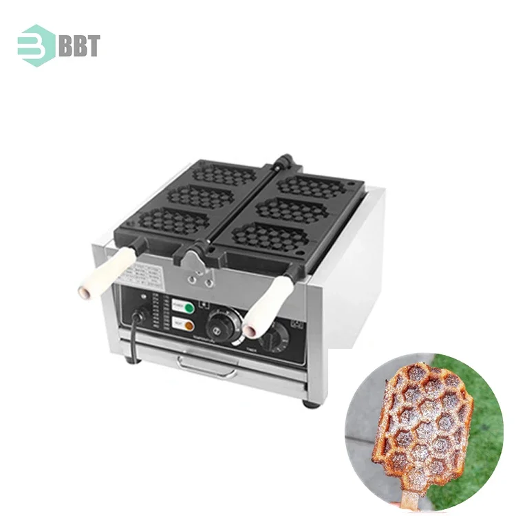 Commercial Use Baker Bubble Egg Cake Oven Electric Pops Making Pan Breakfast Waffle Maker