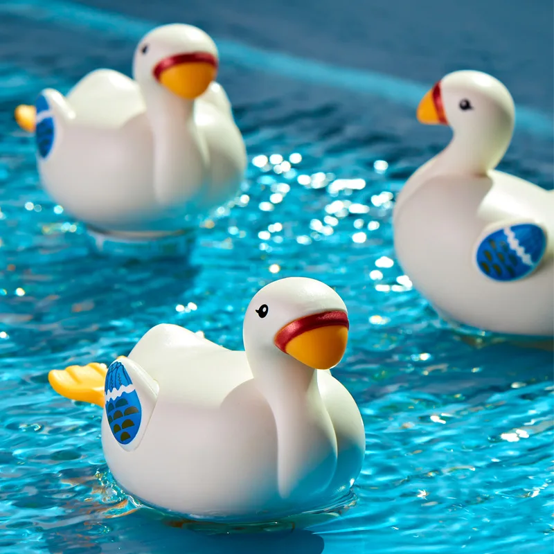

Children's Summer Water Play Toys Upper Chain Little Swan Clockwork Toy Parent-Child Interactive Bathroom Swimming Bath Toys
