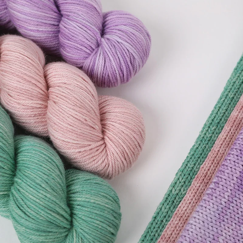 SHIKE 1pc=100g High Quality 100% Merino Wool Soft Sweater Scarf Hat Hand Woven DIY Rainbow Baby Wool Yarn Thread 100g / skein 2