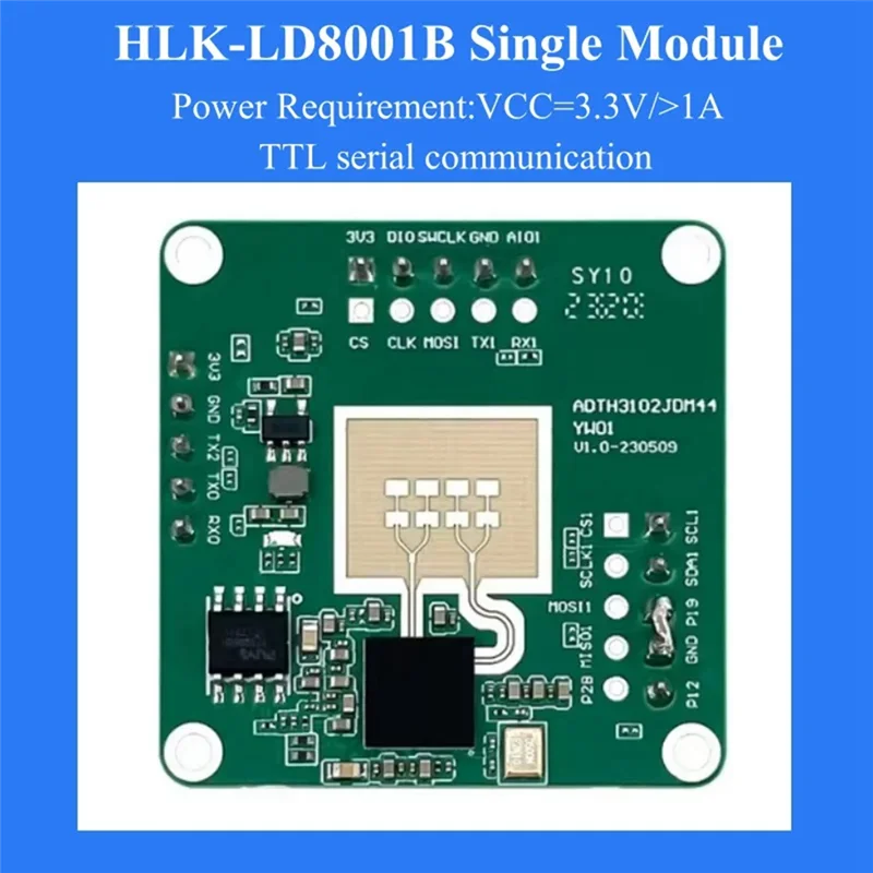 ABSS-LD8001B 테스트 키트 79G 밀리미터파 레벨 감지 센서 비접촉 레이더 모듈 고정밀 레벨 측정