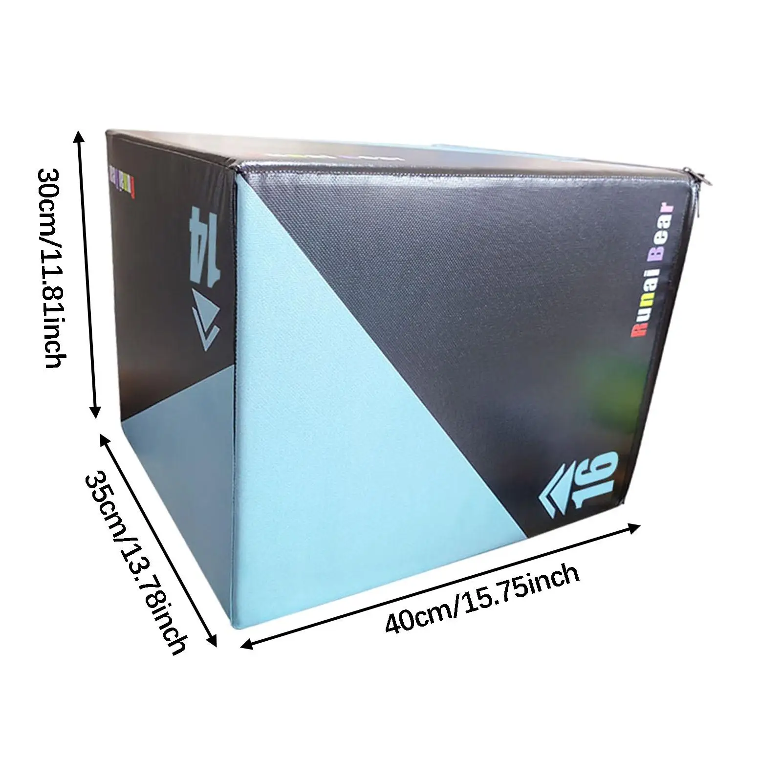 קופסת אימון פלייומטרית מקצועית 3 ב-1 עם קפיצה חזקה ומשטח אנטי החלקה למכונות ג'ימנסטיקה ביתיות