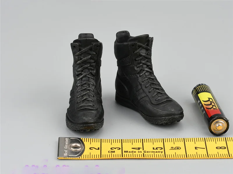 

1/6 Scale DMS037 Classical Version Black Short Leather Boots Model for 12''Figures DIY Accessories