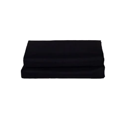 Versatile Chroma Key Photography Backdrop - White/Black/Blue/Green Screen Muslin Cloth - 1500x2000mm (Black)