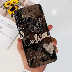 Funda de teléfono de silicona negra elegante con diseño fashionable