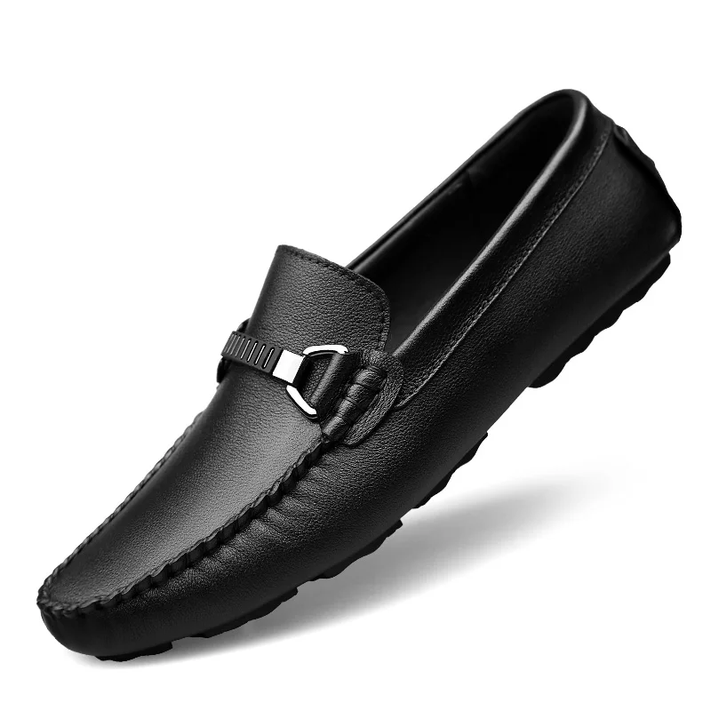 

Genuine Leather Slip On Mens Loafers Casual Shoes Men Designer Lofer Man Mocasines Hot Sale Loafer Trend 2022 Loffers Low Lofars