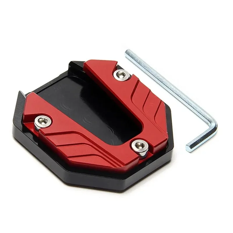 Motorcycle Kickstand Extension Foot Pad Support Plate Accessory