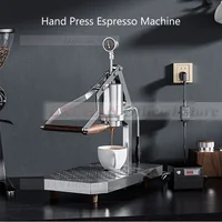 HomeWise Manual Lever Espresso Maker With Temperature Real-time Display PID Control 9 Bar Extract Coffee Stainless Steel Body 1