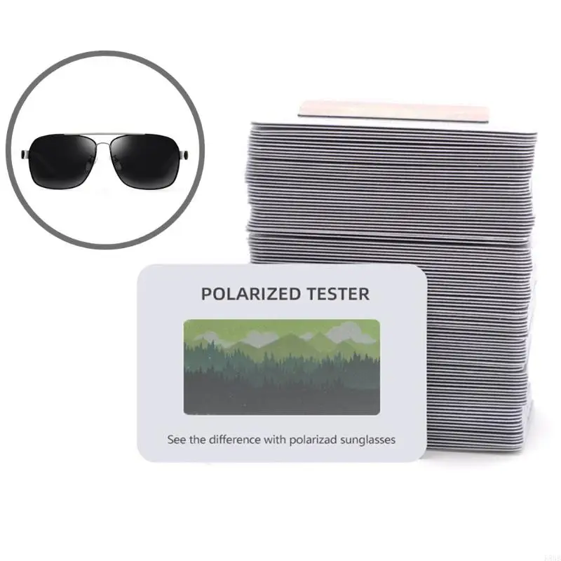 Polarization Sunglasses Tester, Polarized Glasses Test Card,Glasses Check Paper