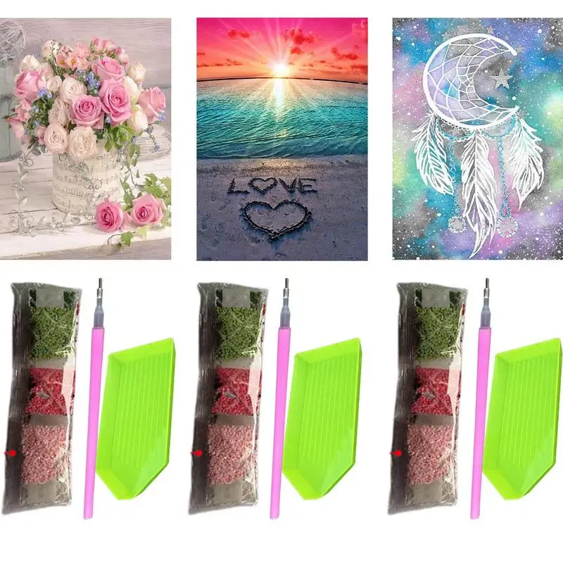 

Art Painting Kits durable resin DIY 5D Dia-mond Full Drill Paintings kits waterproof art craft paintinh home decor accessories