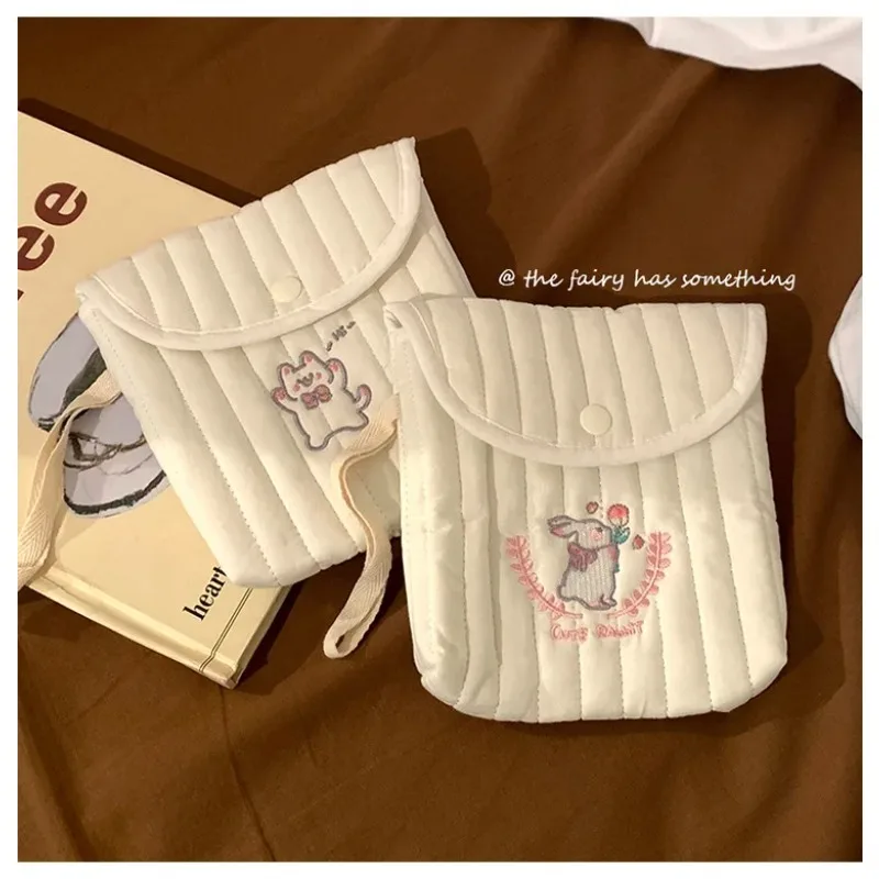 Mini Kawaii Square Sanitary Napkin Bag Portable Ladies Sanitary Napkin Storage Bag Small Object Storage