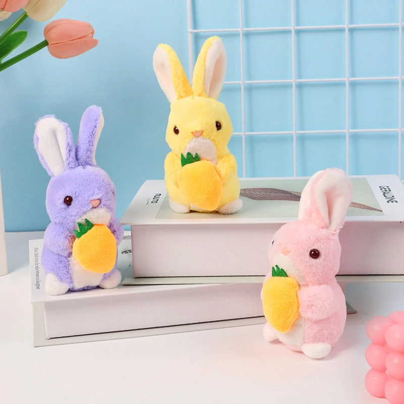 

12 см мультяшный кролик плюшевые игрушки набивные животные кролик кукла комната Настольный Диван Декор Пасхальный кролик мягкая подушка подарки для ребенка