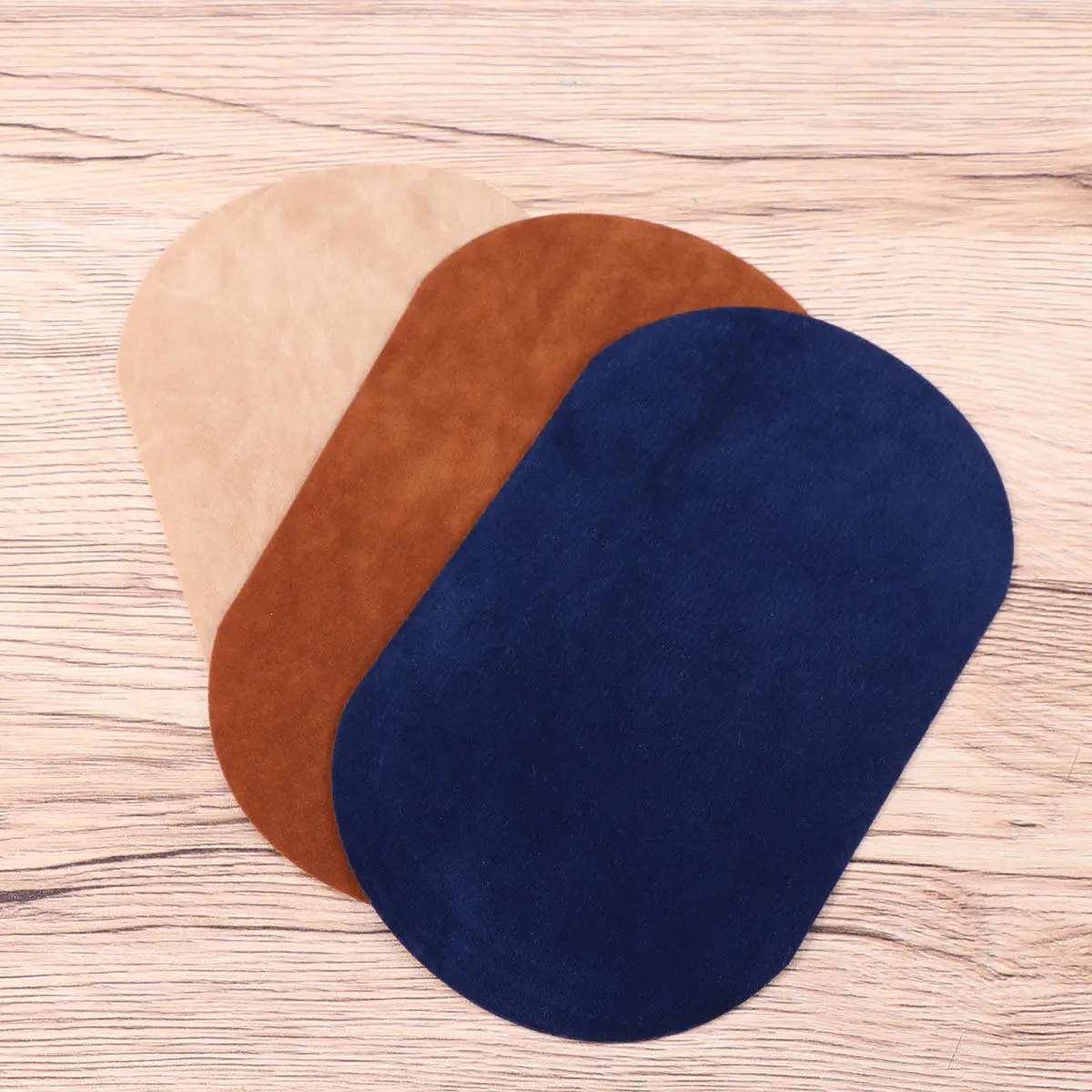 16개 패브릭 수선 패치 8가지 색상 다용도 다리미 부착 또는 바느질 부착 패치 (셔츠, 스웨터, 청바지, 팔꿈치, 무릎, 스웨이드 스타일 아플리케)