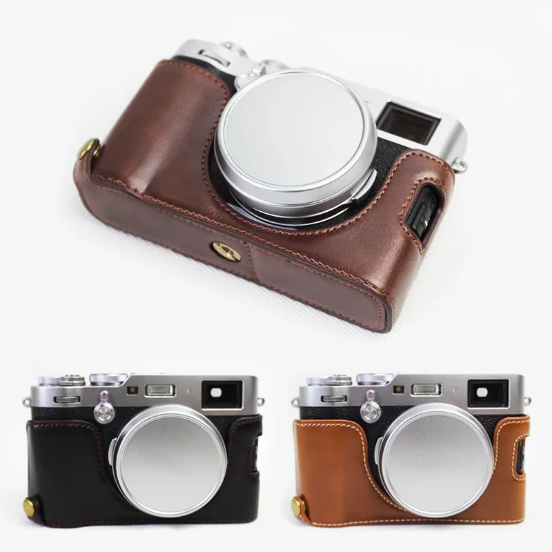 

Genuine Real Leather Camera Half Case Grip for FUJIFILM Fuji X100F