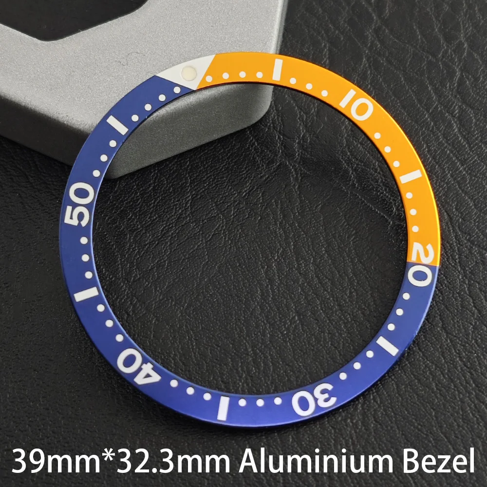 Premium Flat Aluminium Watch Bezel - 39mm Replacement Part for Men's Mechanical Watch