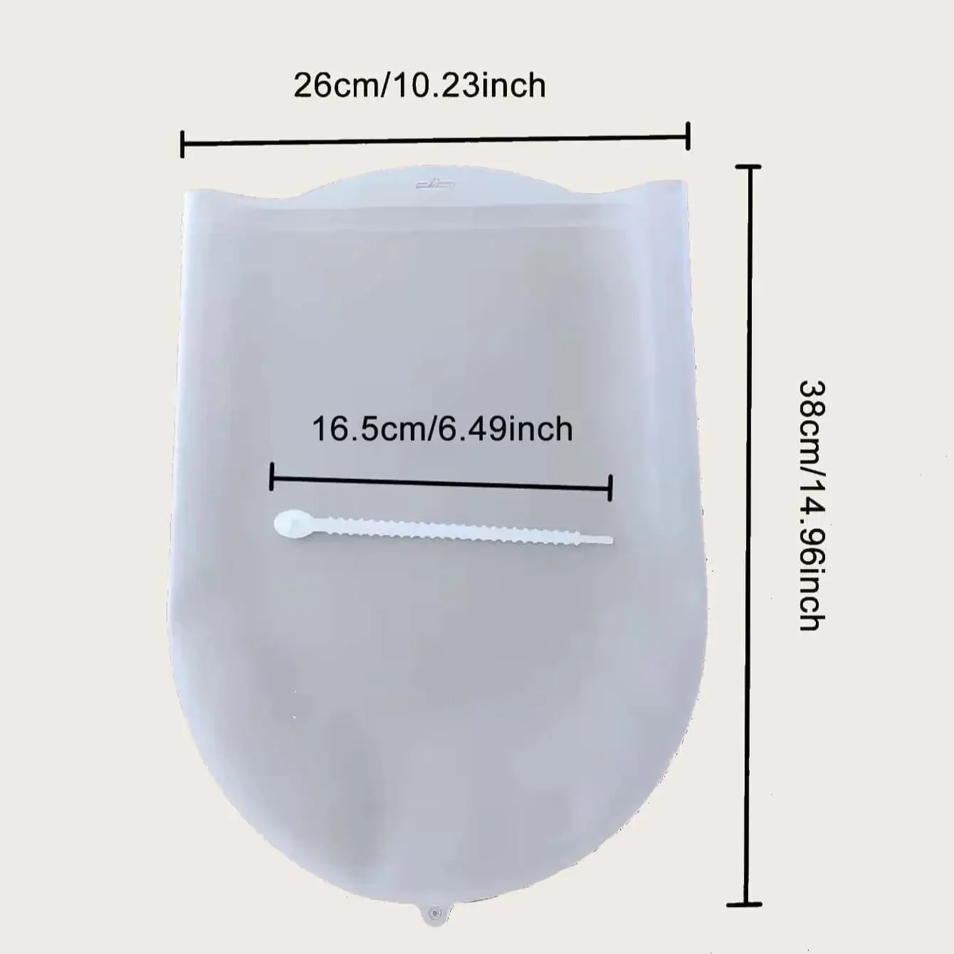 1pc Food Grade Silicone Dough Kneading Bag Silicone Kneading Dough Bag Flour Mixer Versatile for Bread Pastry Pizza