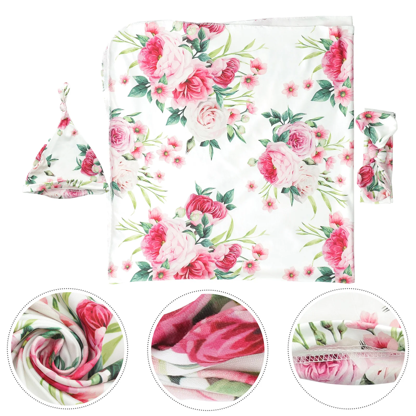 

Детские ленты для волос, пеленки с шапкой, полиэстеровое одеяло для новорожденных, одеяла для девочек