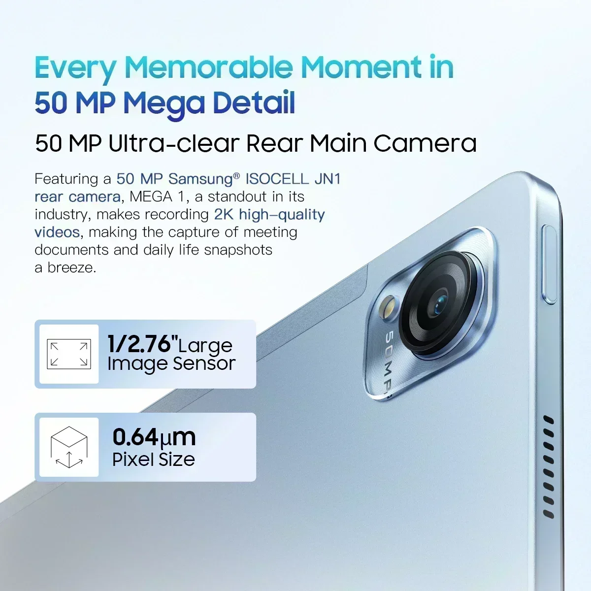 Blackview MEGA 1 tablets 11.5" 2.4K 120Hz Display 50MP Camera 12GB 256GB 8800mAh 33W Charging Widevine L1 Android Pad PC 5