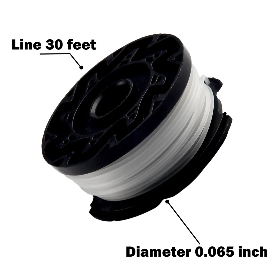 Rasentrimmer Spule Mit Abdeckung – Ersatzspule Kompatibel Mit Black & Decker, GL-Serie Uvm.