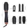 6 In 1 Hair Dryer Hot Comb Set Professional Curling Iron Hair Straightener Styling Tool Curler And Straightening Heating Brush 6