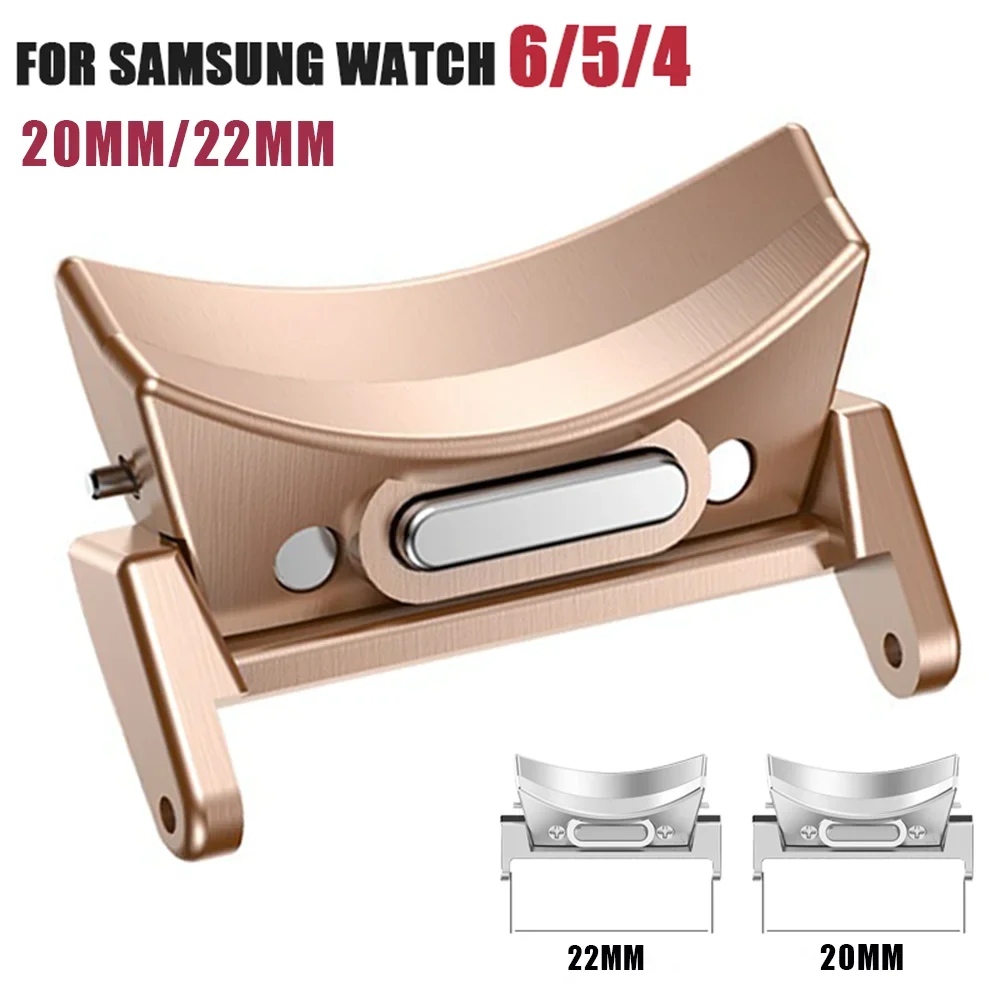 

For Samsung Watch 6/5/4 Strap Connector Adapters Replacement Metal Connector Link Attachment 47MM 43MM 45MM 40MM 46MM 42MM 44MM