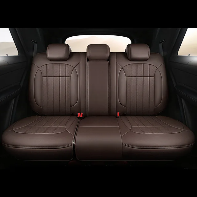 フォルクスワーゲンのカスタムカーシートカバー,フェイクレザー