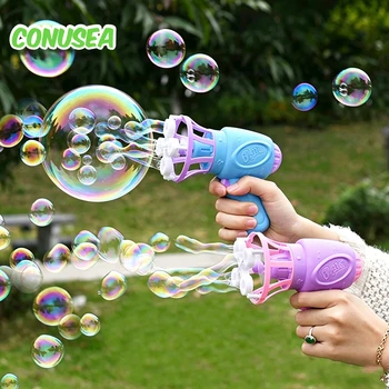 Girls toys Mini Bubble gun Soap Bubbles Machine Blower Maker Outdoor party Games toys for kids boys Children's Guest Gifts 1