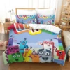 Cartoon Number-Blocks Bedding Set Duvet Cover Bed Set Quilt Cover Pillowcase Comforter king Queen Size Boys Adult 1