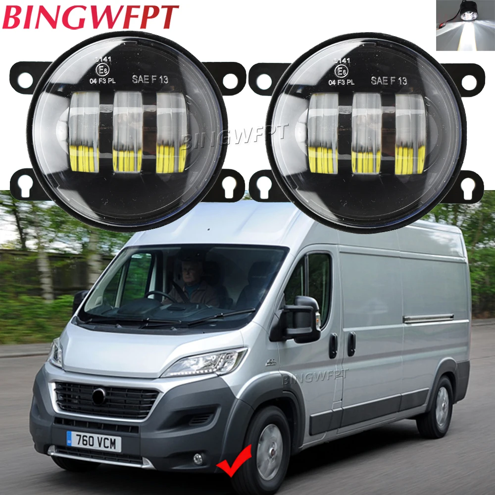 Fendinebbia Faro Per Fiat Ducato 250/290 Per Fiat 500 Panda Punto Sedici Argo 358 Doblo 152-263 Mobi Led Fendinebbia Fendinebbia