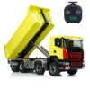 8x8 1/14 Hydraulic RC Roll Off Dumper Truck Metal Differential Lock Axles 3-Speed Toucan RC Hobby Light Sound System RC Toys 1